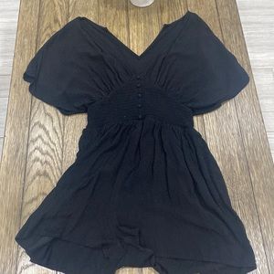 romper , the size is M and color is black